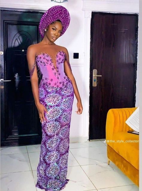 Lace Styles For Wedding, Bubu Gown Styles, Nigerian Dress, Nigerian Lace Styles Dress, Nigerian Lace Styles, Fashion Forward Outfits, African Prom Dresses, Lace Gown Styles, Lace Dress Styles