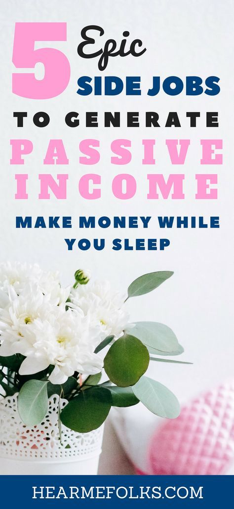 Are you in search of side jobs that make most money? I bet you're at the right spot! This cool list of top 5 smart passive income business ideas and epic side jobs to make extra money working at home can change your life for good, if implemented strategically. Get ready to make money while you sleep! Side Hustles From Home, Making Extra Money, Side Hustle Passive Income, Passive Income Business, Best Side Hustles, Make A Note, Ways To Make Extra Money, Side Money, At Home Jobs