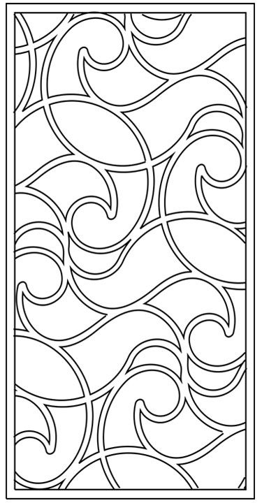 Glass Painting Patterns, Stained Glass Patterns Free, Motif Art Deco, Stencil Printing, Geometric Pattern Art, زجاج ملون, Design Library, Stencil Patterns, Stained Glass Designs