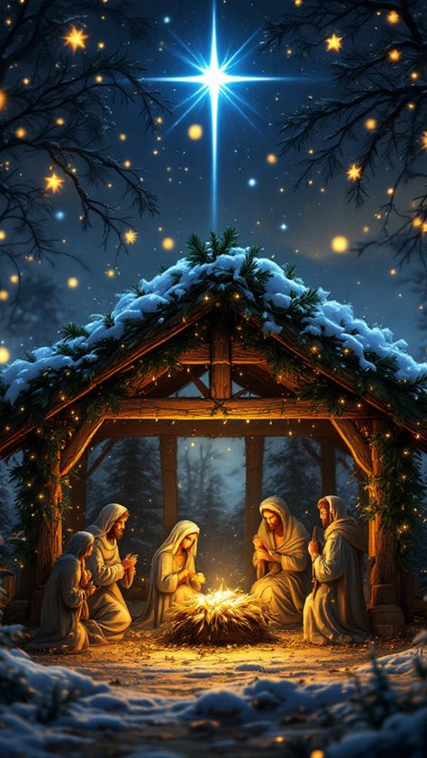 Free iPhone Wallpaper - Christmas Manger Background Christmas Eve Pictures Beautiful, Free Christmas Pictures To Download, Free Christmas Screensavers, Christmas Star Pictures, Merry Christmas Images Free Christian, Merry Christmas Images Jesus, Christmas Eve Wallpaper Iphone, Christian Christmas Images Free, Nativity Scene Wallpaper Iphone