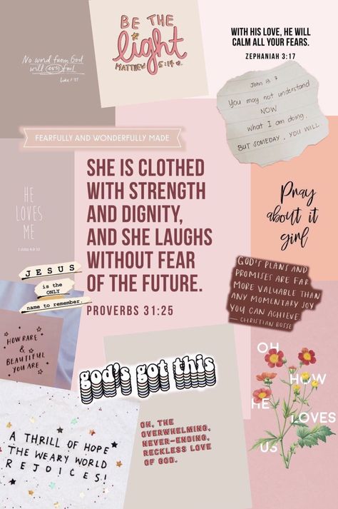 Christian Wallpers Collage, Bible Asethic Wallpaper, Pink Christian Collage Wallpaper, Ipad Wallpaper Christian Aesthetic, Christian Woman Aesthetic Wallpaper, Cute Bible Verse Wallpaper Iphone, Bible Verse Collage, Christian Collage Wallpaper, Christian Girl Aesthetic Wallpaper