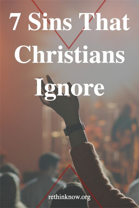 There are some sins the Christians regularly calls out. But these 7 sins are often ignored. List Of Sins, What Are Sins, Sin Quotes, Study Topics, 7 Sins, Study Scripture, Inspirational Verses, Christian Things, Bible Study Lessons