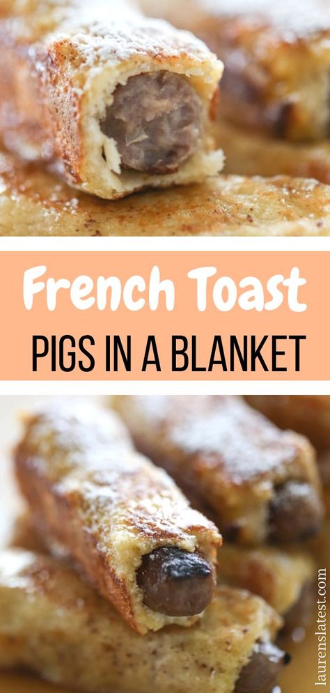 Breakfast Pigs In A Blanket Recipe, Pigs In A Blanket Recipe, Toast Egg, Breakfast Sausage Links, Sausage Bread, Thanksgiving Breakfast, Bread Dip, Delicious Clean Eating, Breakfast Sausage