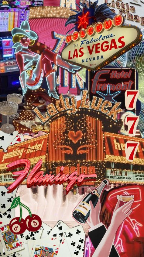 #lasvegasmoodboard Viva Las Vegas Aesthetic, Vegas Mood Board Aesthetic, Casino Theme Wallpaper, Vintage Vegas Decor, Retro Vegas Aesthetic, Las Vegas Mood Board, Vintage Vegas Party, 21st In Vegas, Old Vegas Theme Party