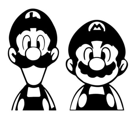 Mario Y Luigi, Super Mario Bros, Mario Bros, Cricut Svg, Super Mario, Vault Boy, Minnie Mouse, Mario, Nintendo