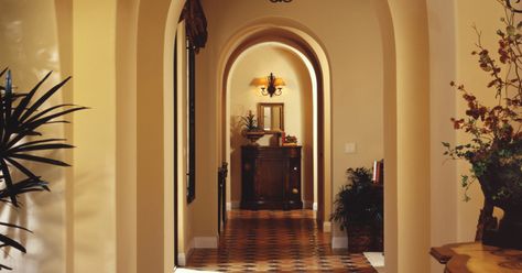 terracotta floor tile hallway | Expert Guide to Terracotta Floor Tiles: Everything to Know | Decoist Tile Hallway, Hallway Tiles Floor, Terracotta Floor Tiles, Tiled Hallway, Terracotta Floor, 70s Home, 70s Home Decor, Transitional Living, Kitchens And Bedrooms