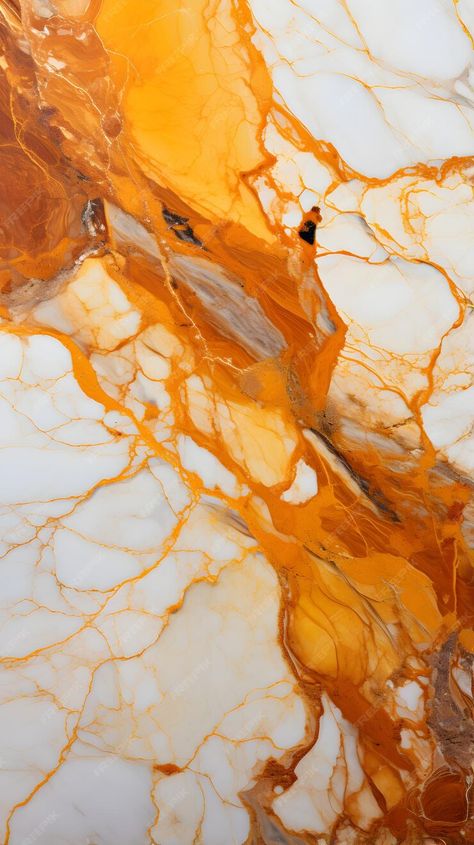 Marble Wallpaper Orange, Orange Background Wallpapers, Marble Inspiration, Marble Effect Wallpaper, Orange Invitation, Orange Marble, Colored Marble, Marbling Art, Gradient Color Design