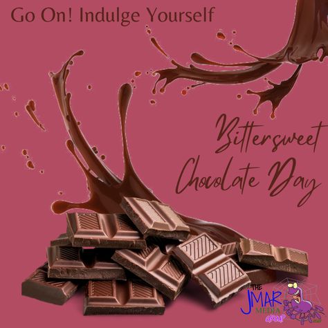 National Bittersweet Chocolate Day! Eat a big bowl of bittersweet chocolate and be happy! #NationalBittersweetChocolateDay #NationalHotButter Cake Day #NationalCandiedYams Day #NationalPecan Pie Day #NationalPeanut Butter & Jelly Day #NationalSour Cream Week Pie Day, What Day Is It, Cake Day, Chocolate Day, Big Bowl, Bittersweet Chocolate, Be Happy, Jelly, Pie