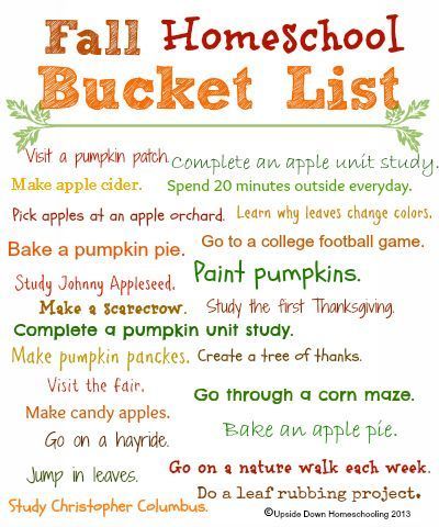 Homeschool Fall Bucket List {Free Printable}  -  {Fall Weekend Links} from HowToHomeschoolMyChild.com #BeforeIDie Making Kindergarten Fun, Homeschool Bucket List, Homeschool Third Grade, Homeschool Aesthetic, Fall Homeschool, Homeschool Holidays, Homeschool Board, Homeschool Education, Fun Fall Activities