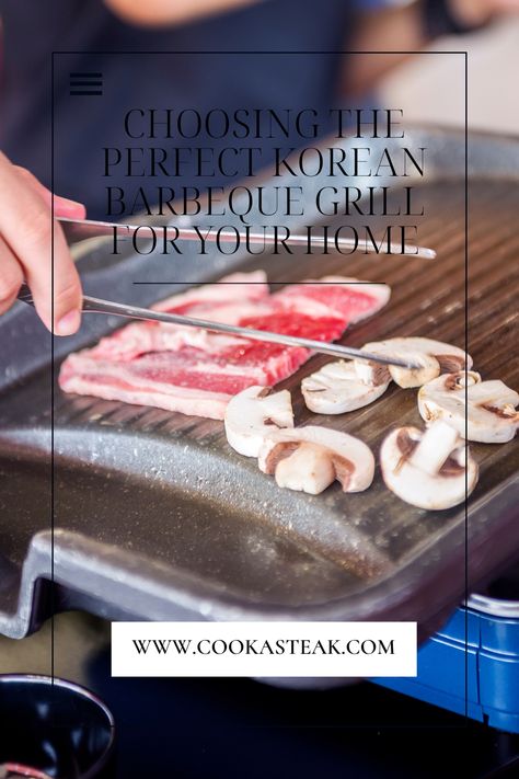 Unlock the secrets of Korean BBQ at home with this amazing grill! Marinate your meats to perfection, then sizzle them up on the powerful, even heat. Don't forget the banchan & kimchi for an authentic experience! #koreanbbq #grillingathome #easyrecipes Korean Bbq At Home, Bbq At Home, Korean Barbeque, Korean Bbq Grill, Barbeque Grill, Grill Plate, Bbq Grills, Korean Bbq, Backyard Bbq