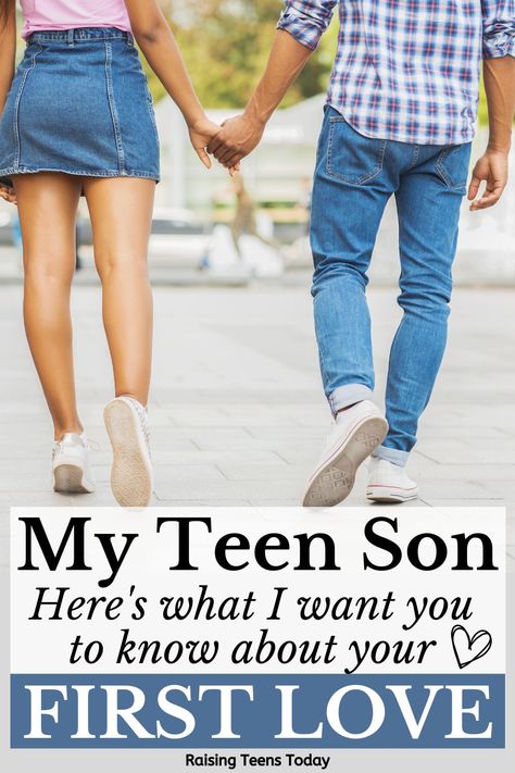 I hope my son will experience the sweetest and most magical of firsts. But before his journey begins, I want to share a few important pieces of advice to keep him grounded and prepare him for the beauty (and even possibly the heartache) that lies ahead. So... my teenage son, here's what I want you to know about your first love... #teenboys #teenageboys #momsraisingboys #parentingteenboys #parentingteenagers #momsofteentips #parentingtips Young Love Quotes Teenagers, Parenting Teen Boys, Mothers Love For Her Son, Teen Parenting, Height Ruler, Letters To My Son, He Has A Girlfriend, Teaching Boys, Sons Girlfriend