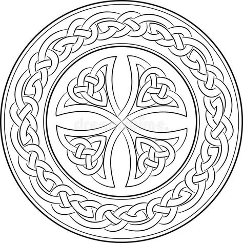 Celtic Cross Design, Handmade Wood Crafts, Celtic Artwork, Celtic Shield, Celtic Knot Tattoo, Geometric Coloring Pages, Celtic Circle, Celtic Ornaments, Cross Vector