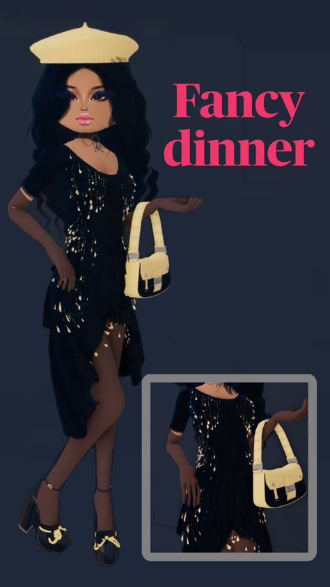 dress to impress Fancy Dinner Dress, Fancy Dinner Outfit, Dinner Outfit, Fancy Dinner, Outfit Dress, Dinner Outfits, Dinner Dress, Roblox Roblox