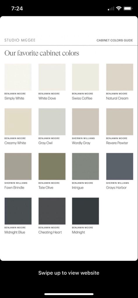 Benjamin Moore Natural Cream, Cream Benjamin Moore, Studio Mcgee Paint Colors, Swiss Coffee Benjamin Moore, Benjamin Moore Revere Pewter, Pewter Benjamin Moore, White Dove Benjamin Moore, Paint Color Combos, Revere Pewter Benjamin Moore