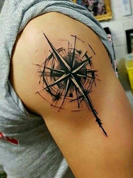 Compass Tattoo Shoulder Women, Compass Tattoo Shoulder, Sholdertatoos Men, Compass Tattoo Shoulder Man, Shoulder Compass Tattoo, Guy Shoulder Tattoos, Bicep Compass Tattoo, Compass Tattoo For Men On Arm, Men’s Shoulder Tattoo Ideas