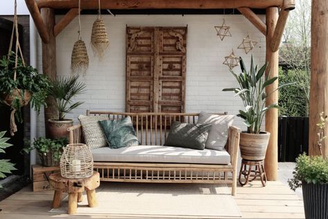 Cosy Living, Boho Garden, Backyard Patio Designs, Balcony Decor, Outdoor Design, Patio Design, Patio Decor, Home Deco, Ibiza