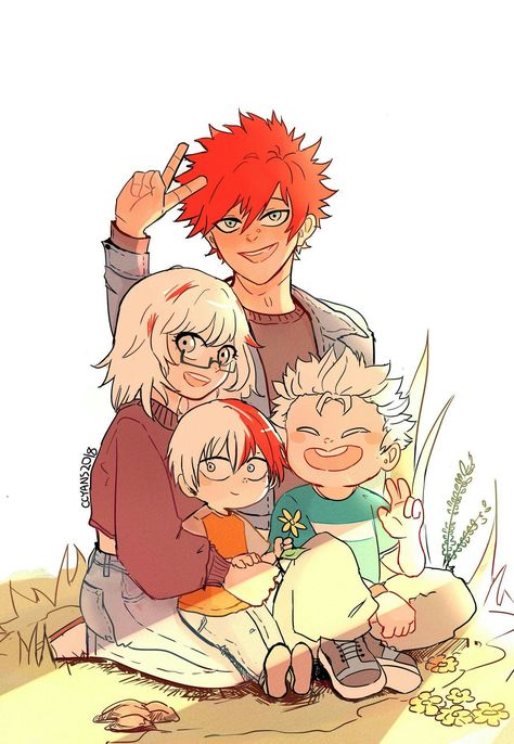 Dabi And Todoroki Family, Toya Todoroki And Fuyumi, Fuyumi And Dabi, Happy Todoroki Family, Mha Todoroki Family, Todoroki Family Funny, Funny Todoroki, Todoroki Natsuo, Todoroki Siblings