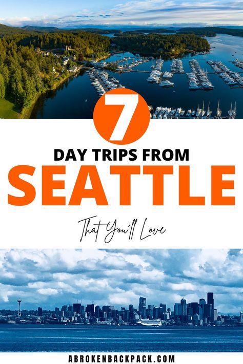 Need inspiration to find day trip from Seattle in winter?✔ Explore your options for day trips and getaways just outside Seattle. Seattle Day Trips, Seattle Winter, Washington Things To Do, Day Trips From Seattle, Seattle Travel Guide, Washington State Hikes, Day Trip Ideas, Things To Do In Seattle, Best Weekend Trips