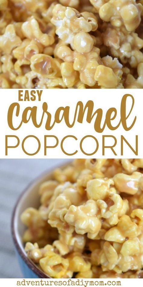 Chewy Caramel Popcorn, Carmel Corn Recipe, Easy Caramel Popcorn, Caramel Popcorn Recipe, Homemade Caramel Popcorn, Popcorn Balls Recipe, Popcorn Recipes Easy, Caramel Corn Recipes, Chewy Caramel