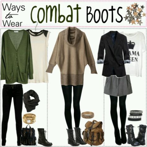 Work wear for my boots Combat Boots Outfit Fall Work, Brown Combat Boots Outfit Work, Combat Boots Outfit Work, Fall Workwear Ankle-high Combat Boots, Casual Wear-resistant Combat Boots For Outdoor Work, Combat Style Wear-resistant Hiking Boots, Military Style Combat Boots For Winter, Black Combat Boots Outfit, Grey Combat Boots