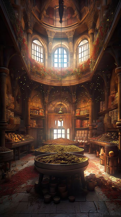 Fantasy Tower Interior, Magic Tower Interior, Castle Interior Concept Art, Fantasy House Interior, Castle Diorama, Wizard Tower, Fantasy Room, Fantasy Locations, Interior Concept Art