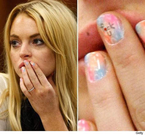 Lindsy Lohan nails Lindsay Lohan 2000s, 2000 Outfits, Celebrity Mugshots, I Salute You, 2000s Aesthetic, Free Fashion, Edgy Makeup, Glitter Girl, Fashion Wallpaper