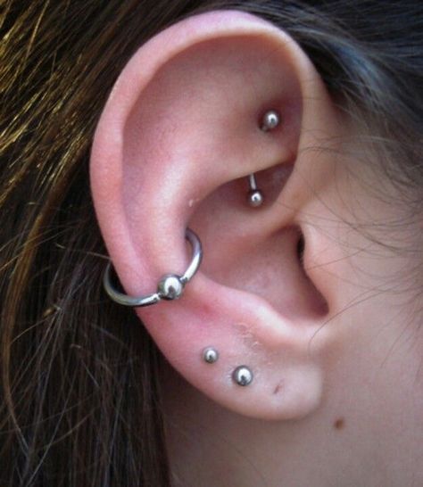 Ušný Piercing, Conch Piercings, Piercing Inspo, Cool Ear Piercings, Pretty Ear Piercings, Cool Piercings, Cute Ear Piercings, Cute Piercings, Conch Piercing