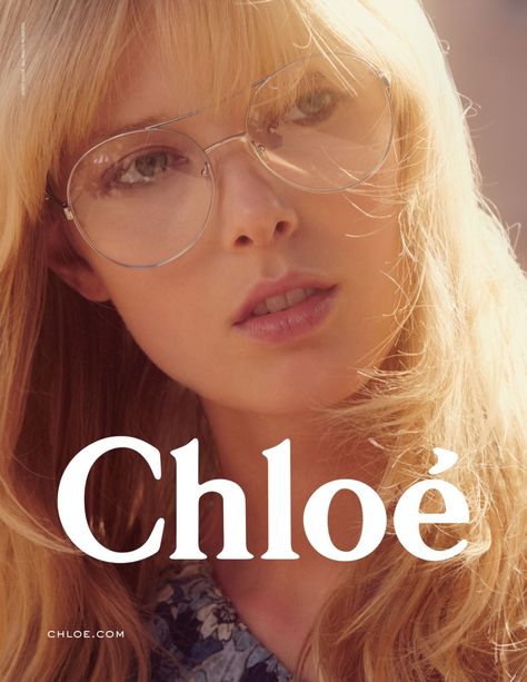 Ulrikke Høyer stars in Chloe's spring 2017 eyewear campaign Charlotte Wales, Chloe Glasses, Luna Bijl, Eyewear Campaign, Nice Glasses, Glasses Fashion Women, Vintage Eyewear, Girls With Glasses, Fashion Advertising