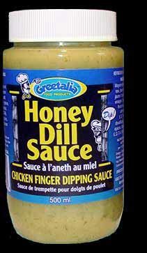 Greetalia is a Winnipeg company that has been serving their Honey Dill Sauce in their restaurant for 36 years! Their world famous Honey Dill Sauce can be found at most retail stores throughout Manitoba/Sask. & NW Ontario. Go #trumpfree & #buycanadian Dill Dipping Sauce, Honey Dill Sauce, Steak Sauces, Chicken Finger, Dipping Sauces For Chicken, Honey Mustard Dipping Sauce, Dill Dip, Mustard Dipping Sauce, Bbq Steak