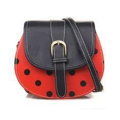 Shoulder Bag Purse Ladybug Girl, Lady Beetle, Ladybug Party, Lady Bird, Red Dots, Animal Fashion, Black Spot, Bugs, Polka Dots