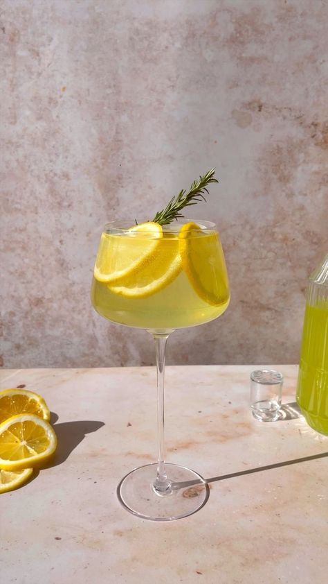 Limoncello Spritz Cocktail | Pinterest Fall In Love Too Easily, Limoncello Spritz, Spritz Cocktail, Chet Baker, Soda Water, Boozy Drinks, Fancy Drinks, Summer Cocktail Recipes, Mixed Drinks Recipes