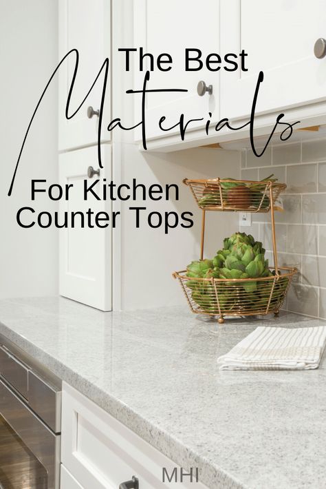 Low Maintenance Kitchen Countertops, Kitchen Countertop 2023, Farmhouse Kitchen Marble Countertop, Best Material For Kitchen Countertop, Cost Effective Kitchen Countertops, What Is The Best Countertop Material, Kitchen Countertops Ideas Granite, Kitchen Counters 2023, Best Countertop Material Kitchens