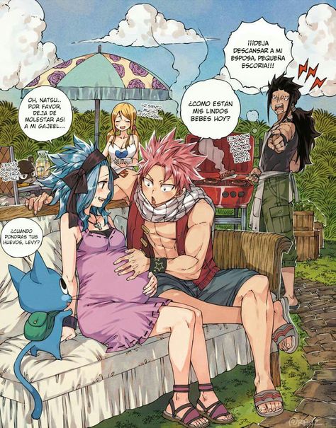 Erza Et Jellal, Gale Fairy Tail, Gajeel X Levy, Fairy Tail Levy, Gajeel And Levy, Hiro Big Hero 6, Fairy Tail Funny, Fairy Tail Comics, Fairy Tail Family