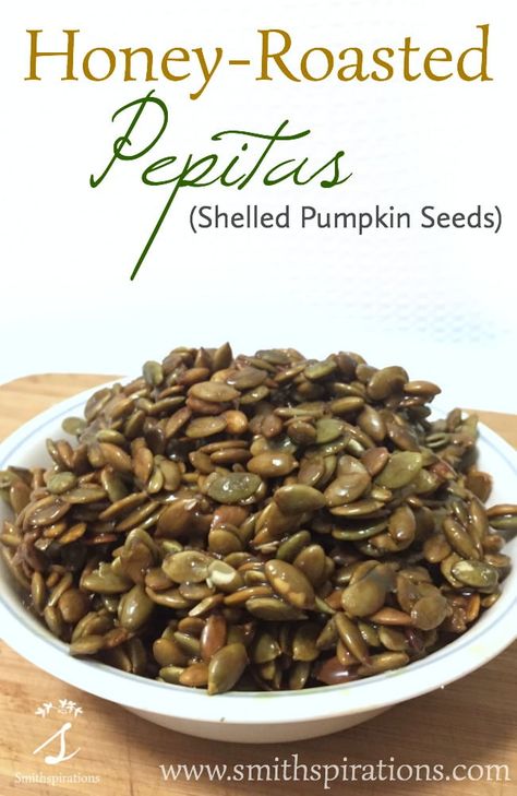 Roasted Pepitas, Shelled Pumpkin Seeds, Pumpkin Seed Recipes, Raw Pumpkin Seeds, Toasted Pumpkin Seeds, Roasted Pumpkin Seeds, Roasted Nuts, Roast Pumpkin, Honey Roasted