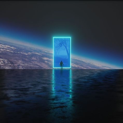 Space Portal Art, Blue Portal Aesthetic, Portal Superpower, Portal Sci Fi, Magic Portal Aesthetic, Multiverse Portal, Sci Fi Portal, Futuristic Portal, Portal Aesthetic