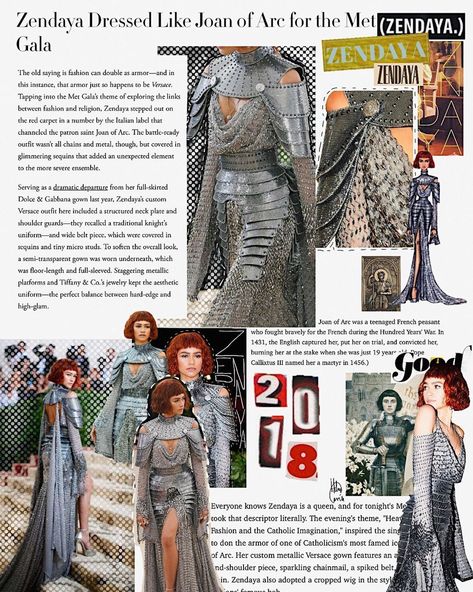 ❧♡❦ on Instagram: “my favorite in honor of the met gala tomorrow 🗡” Met Gala Mood Board, The Met Gala Aesthetic, Met Gala 2024 Ideas, Met Gala Aesthetic, Zendaya Dress, Camp Dress, Sketchbook Design, Gala Outfits, Fashion Magazine Layout