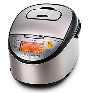 Tiger JKT-S18U 10-Cup (Uncooked) Multi Purpose IH Cooker (Rice Cooker, Synchro-Cooker, Slow Cooker, Bread Maker, etc.) with Tacook Cooking Plate Rice Cookers #ricecooker #cooking #rice Tiger Rice Cooker, Best Rice Cooker, Slow Cooker Bread, Rice Cookers, Induction Heating, Steamer Recipes, Japanese Rice, Cooking Temperatures, Bread Maker