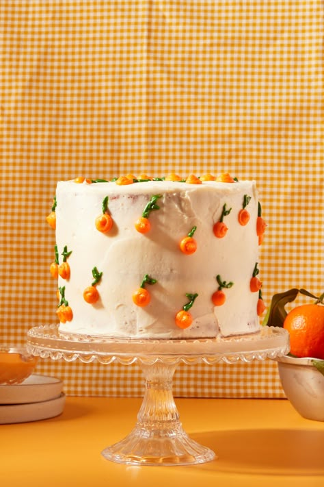 Citrus Decorated Cake, Citrus Birthday Cake, Citrus Theme Cake, Orange Decorated Cake, Citrus Cake Decoration, Cutie Orange Cake, Mandarine Cake, Orange Theme Cake, Orange Fruit Cake