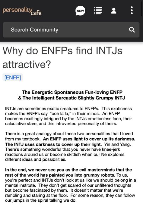 Intj In Love With Enfp, Enfp Boyfriend Intj Girlfriend, Enfp Male X Intj Female, Enfj And Intj Relationship, Enfp Intj Memes, Enfp And Intj Relationship, Enfp Crush, Enfp In Love, Intj Enfp Relationship Fanart