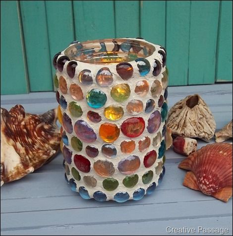 Marble Mosaic Candle Jar Mosaic Candle Holders Diy, Marble Jar, Mosaic Candle Holders, Mosaic Candle, Marble Candle Holder, Jar Candle Holder, Marble Candle, Diy Candle Holders, Mosaic Projects