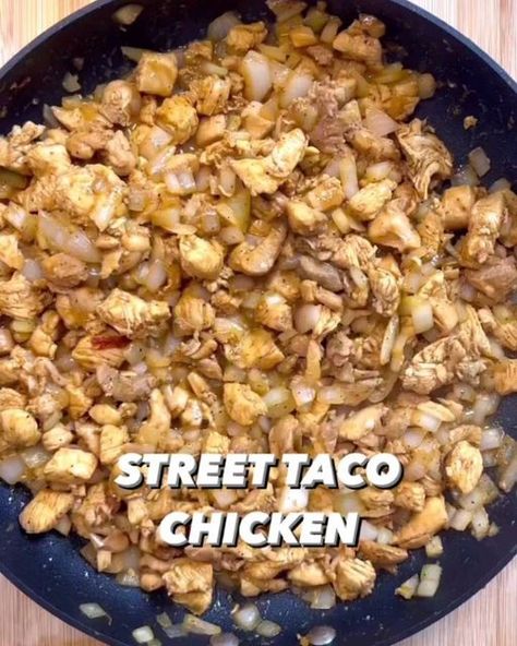 Meal Prepping on Instagram: "1️⃣ or 2️⃣? Which #recipe by @stealth_health_life would you try?👇 1️⃣ Street Taco Chicken This “street taco” chicken is perfect for tacos (toss in a corn tortilla and you’re good to go), bowls or salads. Makes 2 pounds of chicken so you can use it for a big group dinner, or set yourself up for the week with an ideal meal prep protein! Per serving (4oz, makes 8): 150 Calories 25g Protein 4g Carbs 3g Fat Ingredients: 16oz diced boneless skinless chicken thighs 16oz Street Taco Chicken, Stealth Health Recipes, Street Tacos Chicken, Meal Prep Protein, Stealth Health, Chicken Breast Marinade, Taco Chicken, Street Taco, Group Dinner