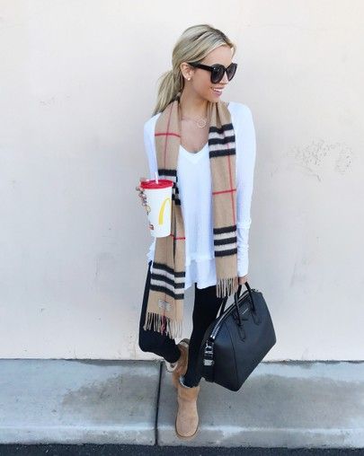 Burberry Scarf Outfit, Destiny Thompson, Thanksgiving Prep, Burberry Outfit, Scarf Outfit, Fall Winter Outfits, Comfy Outfits, Cute Fashion, The Things