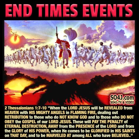 End Times Events - Signs of the Times - Checklist & Charts - Overview of the Last Days, and a look at the "Signs of the Times" Checklist, the Return of Christ, the Rapture, the Great Tribulation, the Second Coming of Jesus Christ, and Millennium (1,000 Year Reign of Jesus Christ). The Book of Revelation Charts, End Time Events & Tribulation Charts. Emergency Scriptures, 7 Trumpets, Revelation Prophecy, Bible End Times, Revelation Study, Seventh Seal, Revelation 9, Rapture Ready, Revelation Bible Study