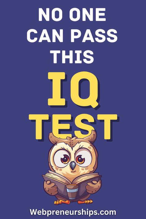 No One Can Pass This IQ Test Quiz: Questions with Answers! Iq Test Questions Brain, What Color Do I Give Off, Iq Tests Free, Iq Questions With Answers, Brain Quiz, Iq Test Questions, Fun Quiz Questions, Test For Kids, Brain Test