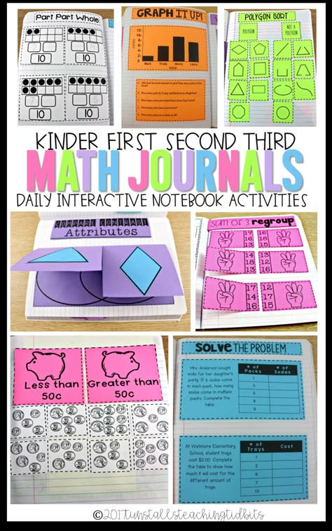 Math Journal 3rd Grade, 2nd Grade Math Interactive Notebook, Math Notebook 2nd Grade, 2nd Grade Math Journals, Math Notebook 3rd Grade, First Grade Math Notebook, 1st Grade Interactive Notebook, 3rd Grade Math Journals, Math Journal 1st Grade