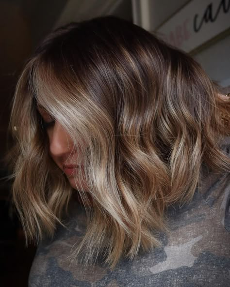 Partial Balayage and Money Pieces Long Bob Blonde, Whiskey Neat, Balayage Bob, Bronde Balayage, Bronde Hair, Money Piece, Gray Hair Highlights, Haircut And Color, Sleek Hairstyles