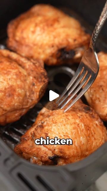 healthu4lyfe on Instagram: "FOLLOW US FOR MORE HEALTHY RECIPE 🫶   Cook up a quick and delicious dinner with our Air Fryer Chicken Thighs! This easy recipe is perfect for busy nights. Watch the video for the step-by-step recipe and get ready to enjoy a flavorful meal!  Shoutout to Chris Joe 🥰  We Do Not Own The Rights To This Music 🎶   #HealthU4Lyfe #AirFryerChicken #EasyRecipe #DinnerIdeas #ChickenThighs #HealthyDinner #AirFryerRecipes #QuickMeals #DeliciousDinner #RecipeVideo #DinnerInspo #HealthyEating #Foodie #CookingAtHome #FlavorfulMeals #SimpleRecipes #MealPrep #WeeknightDinner #NutritiousMeal #EasyCooking #TastyAndHealthy #FoodLovers" Air Fryer Chicken Thighs, Nights Watch, Air Fryer Chicken, Delicious Dinner, Flavorful Recipes, Easy Cooking, Chicken Thighs, Air Fryer Recipes, Weeknight Dinner