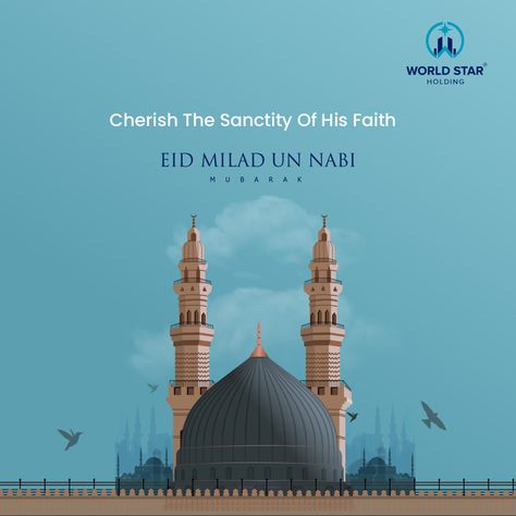 As we celebrate the birth of our Prophet, let us hold His teachings and His faith close to our hearts. Happy Eid e Milad un Nabi! . #prophetsbirthday #eidmiladunnabi #nabi #milad #allahuakbar #eidmubarak #islam #prophetmuhammad #muslim #allah #quran Eid Milad Un Nabi Poster, Milad Un Nabi Poster, Madeena Shareef, Eid E Milad Un Nabi, Milad Ul Nabi, Milad Un Nabi Mubarak, 12th Rabi Ul Awal, Eid E Milad, Rabi Ul Awal