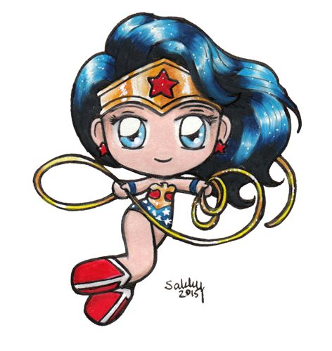 Superhero Theme Bedroom, Wonder Woman Chibi, Baby Wonder Woman, Wonder Woman Tattoo, Wonder Woman Drawing, Joker Cartoon, Wonder Woman Artwork, Amazonian Warrior, Wonder Woman Party