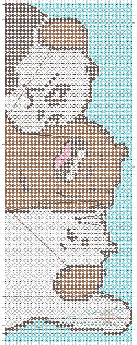 We Bare Bears Alpha Pattern, Diy Friendship Bracelets Tutorial, Barbie Doll Clothing Patterns, Ice Bear, Friendship Bracelets Tutorial, Diy Friendship Bracelets Patterns, We Bear, Friendship Bracelets Diy, Pixel Art Pattern